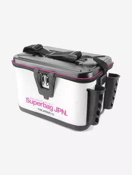Сумка рыболовная TSURIBITO Superbag с держателями удилищ, Белый