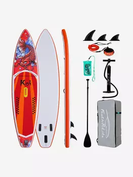 Sup Board Funwater KOI 01E 350*84*15,полный комплект, Красный
