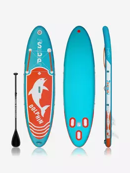 SUP board надувной FunWater Dolphin 10,6, Синий