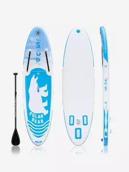 SUP board надувной FunWater Polar Bear 10,6, Белый