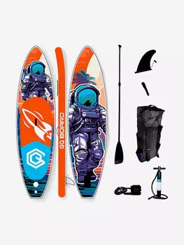 SUP board надувной GQ AN Rocketman 11'0, Оранжевый