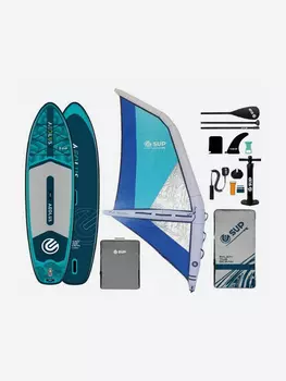 SUP-доска E-SUP AEOLUS 11' 335*84*15 см с парусом, Голубой