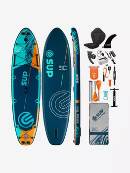 SUP-доска E-SUP ARUBA PRO с Электромотором, 11'6" 350-86-15 см, Голубой