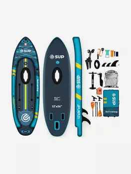 SUP-доска E-SUP REFRESHING 12'x35"x7" 365*91*20 см, Голубой