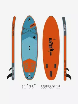 Sup-доска Hunterboard ACTIVE 11', 335х89х15 см, Red/Blue, Оранжевый