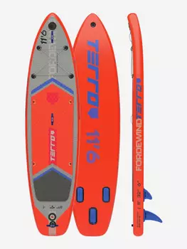 SUP-доска Terro, 353 х 81 х 15 см, Красный