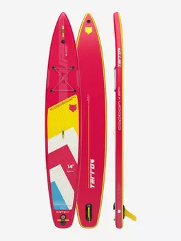 SUP-доска Terro, 427 х 71 х 15 см, Красный