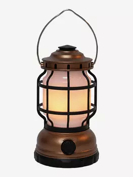 Светодиодный кемпинговый аккумуляторный USB фонарь GLANZEN CFL-0180-2021H, Коричневый