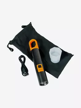 Светодиодный ручной аккумуляторный USB фонарь GLANZEN UFL-1000-S18, Черный