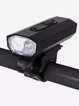 Светодиодный велосипедный аккумуляторный USB фонарь GLANZEN BFL-1000-BK08, Черный