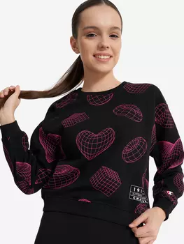 Свитшот для девочек Champion, Черный