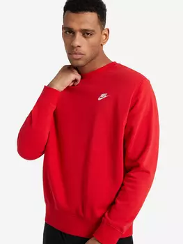 Свитшот мужской Nike Sportswear Club, Красный, размер 52-54