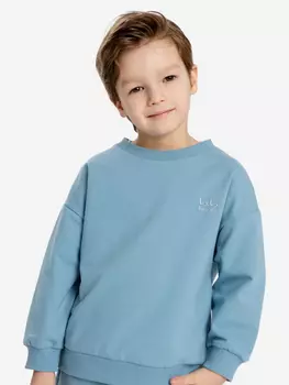 Свитшот оверсайз голубой детский Button Blue, Синий