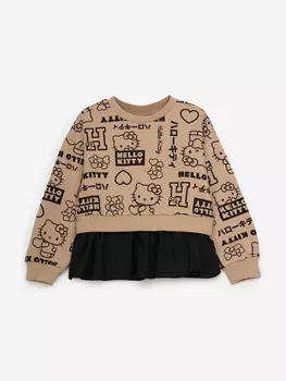 Свитшот Playtoday для девочки, Мультицвет