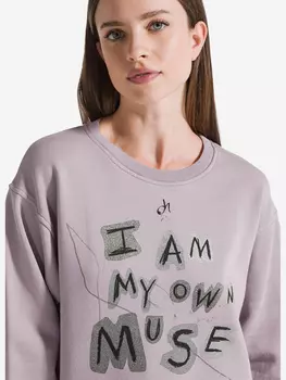Свитшот женский DEHA Muse, Фиолетовый