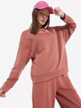 Свитшот женский оверсайз FILA, Бежевый