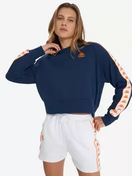 Свитшот женский оверсайз Kappa, Синий