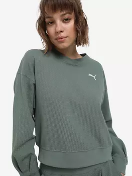 Свитшот женский PUMA, Зеленый