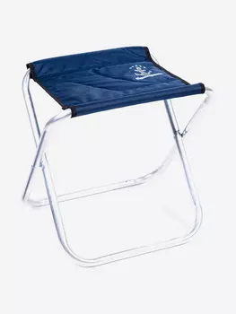 Табурет складной Адмирал большой алюминий 22 мм, цвет синий Кедр, Синий