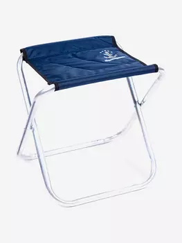 Табурет складной Адмирал большой алюминий 22 мм, цвет синий Кедр, Синий