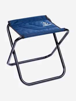 Табурет складной Адмирал большой сталь 22 см, цвет синий Кедр, Синий