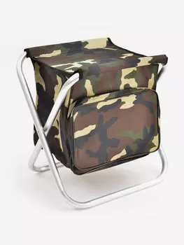 Табурет складной МАХ большой алюминий 22 мм с сумкой Кедр, Мультицвет