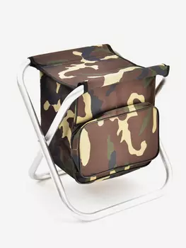 Табурет складной МАХ средний алюминий 22 мм с сумкой Кедр, Мультицвет