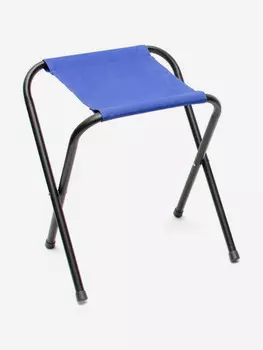 Табурет складной Стандарт П-образный (рамка в рамку) сталь 16 мм, цвет синий Кедр, Синий