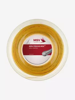 Теннисная струна MSV Focus HEX 200м, Желтый