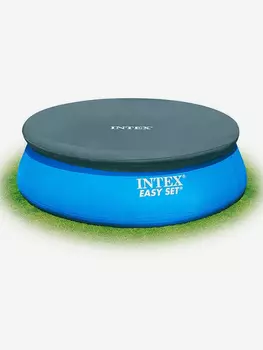 Тент для надувных бассейнов Intex 28026 Pool Cover (396см), Синий