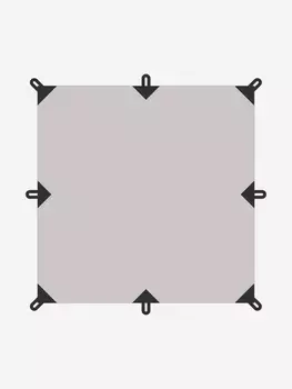 Тент Talberg TENT 4X4м SAHARA, серый, Серый