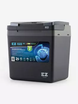Термоэлектрический автохолодильник EZ COOLERS E26M, c тремя питаниями USB - 5В, 12/220В, 24 л, Серый