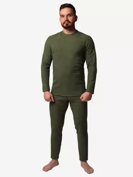 Термобелье Следопыт Fleece, комплект, до -25°С., Зеленый