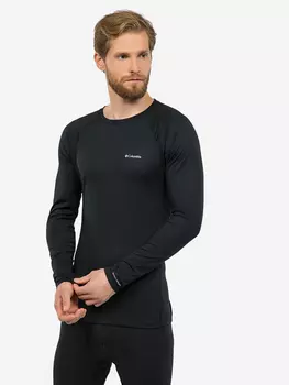 Термобелье верх мужское Columbia Heavyweight Stretch Long Sleeve Top, Черный, размер 46