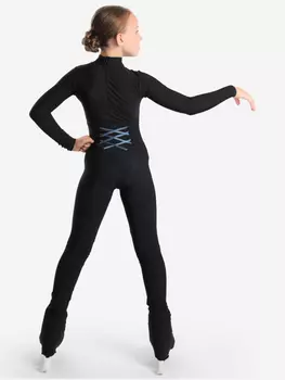 Термобрюки со шнуровкой для фигурного катания IceDress, Черный
