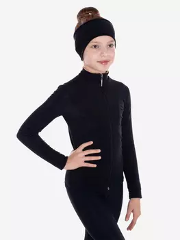 Термокофта для фигурного катания Кристалсспорт, Черный