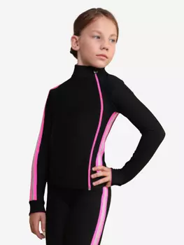 Термокофта спортивная для фигуристов «Олимп» IceDress, Черный