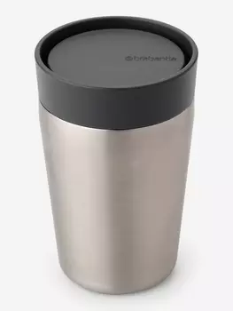 Термокружка Brabantia "Make&Take" 200мл темно-серый 228728, Серый