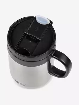 Термокружка с ручкой MIKU 500 мл (TH-MGH-500C), цвет хром, Серебряный