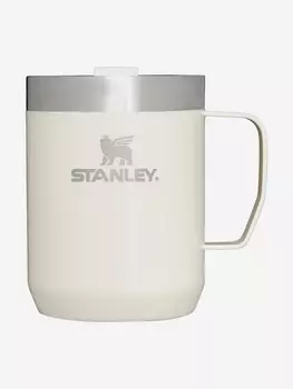 Термокружка Stanley Classic, 230 мл, белая, с ручкой и крышкой, Белый