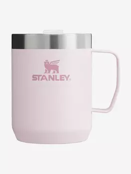 Термокружка Stanley Classic, 230 мл, розовая, с ручкой и крышкой, Розовый