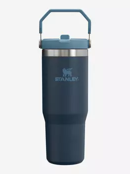 Термокружка Stanley IceFlow Flip Straw Tumbler, 890 мл, синяя, Синий
