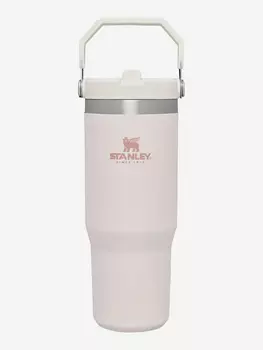 Термокружка Stanley IceFlow Flip Straw Tumbler, 890 мл, розовая, Розовый