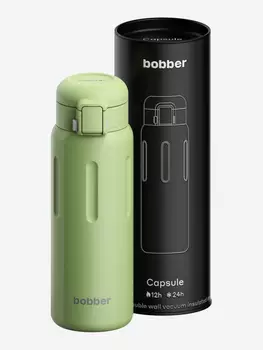 Термокружка ваккумная Capsule 500 мл с закрытой питьевой системой, фисташковый, Зеленый