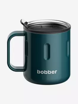 Термокружка вакуумная BOBBER Mug 300 мл, темно-бирюзовый, тепло до 2 часов, Синий