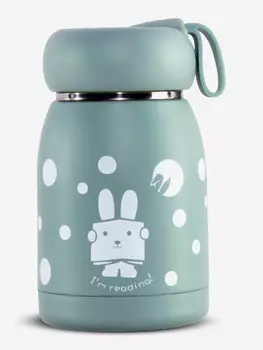 Термос детский Intermos 320 мл, серый, Серый