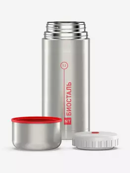 Термос для еды Биосталь 1200 мл, Серебряный