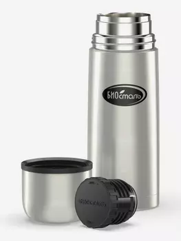 Термос для напитков Биосталь 350 мл, Серебряный