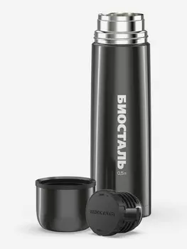 Термос для напитков Биосталь 500 мл, Черный
