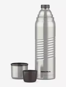 Термос для напитков Biostal Экстрим, 1,2 литра, матовый, Серый